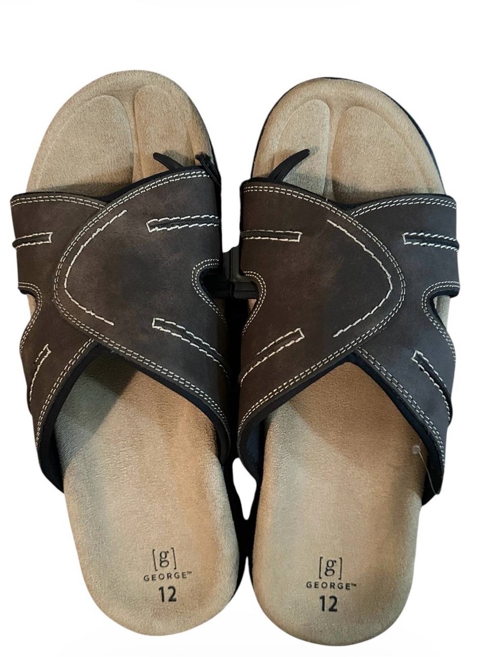 Men's Comfort Slide Sandals from George